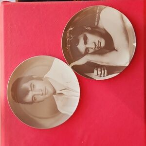 Elvis Presley Memorial Plates.